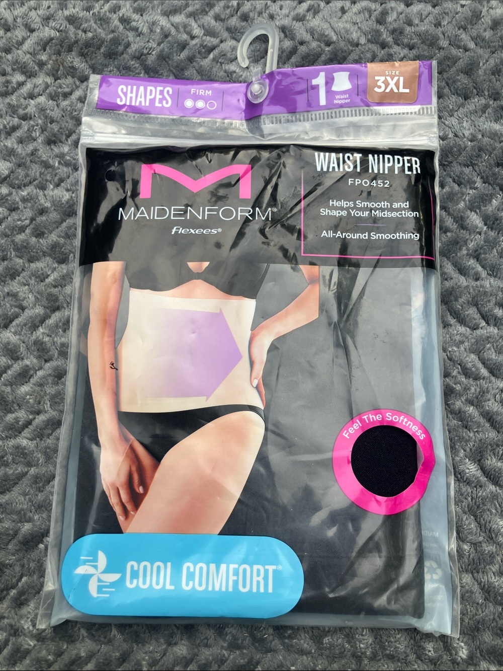 Maidenform Black Waist Nipper  Size 3XL